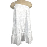 BB Dakota by Steve Madden White Eyelet One Strap Dress NWT- Size M