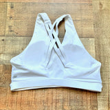 Fabletics White Padded Sports Bra- Size S