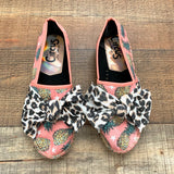 Circus By Sam Edelman Lilian Pineapple Espadrille With Leopard Print Bow- Size 7
