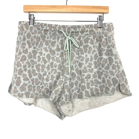Colsie Grey Animal Print Loungewear Shorts- Size M (we have matching top)