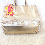 Lilly Pulitzer REVERSIBLE Elephant Tote with Neon Tassel