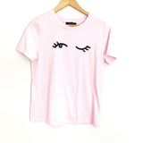 Forever 21 Pink Eye Wink Tee- Size S