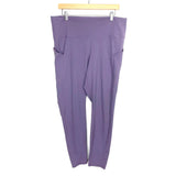 PureLuxe Made By Fabletics Purple Leggings- Size 1X (Inseam 24")