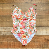 Capittana Floral Underwire Belted One Piece- Size M (sold out online, see notes)