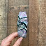 No Brand Plaid Topknot Headband