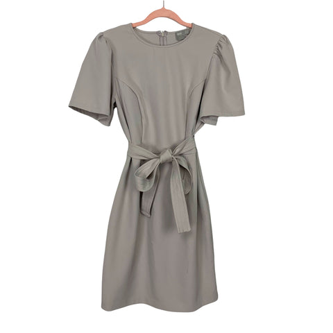 ASOS Tan Belted Dress- Size 12 (see notes)