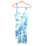 Cefian Blue Tie Dye Fitted Dress- Size M