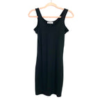 Doubliju Black Bodycon Tank Dress- Size M