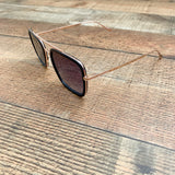 Prive Revaux X Adrianna Lima Gold/Navy Blue Frame Sunglasses