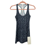 Lululemon Black/Grey/Turquoise Racerback Tank NWT- Size 4