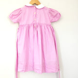 Girl's Youth Babeeni Smocked Bunny Polka Dot Dress- Size 5T