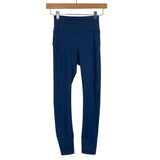 Lululemon Stone Exposed Seam Detail Leggings- Size 2 (Inseam 25.5")
