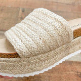 Soda Rope Espadrille Sandals- Size 7 (See Notes!)