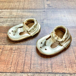 Bird Rock Baby Gold Leather Mary Janes- Size 4