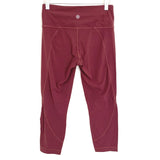 Athleta Maroon Crop Pants- Size S (Inseam 19.5”)