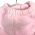 Widgeon Polartec Pink Fleece Hooded Footie- Size 6M (see notes)