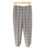 LOFT Marisa Plaid Crop Trousers- Size 0 (Inseam 24“ Candace had these tailored to be a cropped, tapered fit) We have matching blazer, sold as separates