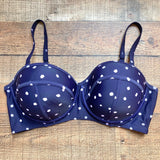 Swimsuits for All Purple Printed Underwire Piped Bikini Top- Size 14 (we have matching bottoms)