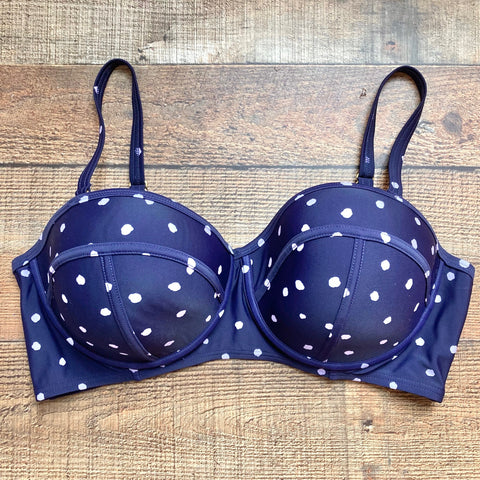Swimsuits for All Purple Printed Underwire Piped Bikini Top- Size 14 (we have matching bottoms)