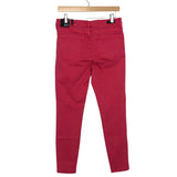 KUT from the Kloth Dark Pink Donna High Rise Ankle Straight Jeans NWT- Size 4 (Inseam 26.5”)