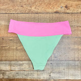 Show Me Your Mumu Green/Pink Bikini Bottoms- Size XL (we have matching top)