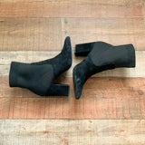 Steve Madden Black Suede Elastic Booties- Size 7.5