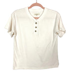 Madewell Cream Button Top- Size XXS