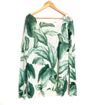 Show Me Your Mumu Palm Print Open Back Sweater- Size S