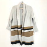 Dress Forum Los Angeles Striped Thick Cardigan with Hidden Pockets NWT- Size S/M