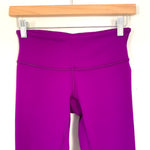 Lululemon Purple Crop Legging- Size 4 (Inseam 20")