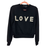 Endless Rose Black LOVE Sweatshirt- Size XS (see notes)