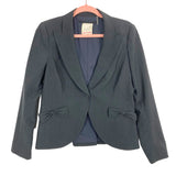 Rebecca Taylor Charcoal Gray Bow Pocket Blazer- Size 10