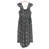 HATCH Black with White Floral Briana Maternity Dress NWT- Size 1 (Small 2/4)