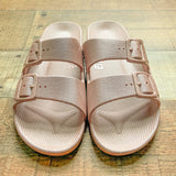 Freedom Moses Light Pink Slides- Size 40/41 (LIKE NEW)