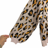 No Brand Tan Animal Print Top- Size ~L (See Notes)