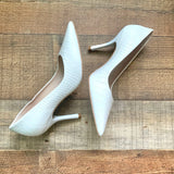 Carvela White Animal Print Heels- Size 38