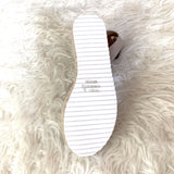 DBDK Fashion Platform Espadrilles with Ankle Strap- Size 7.5