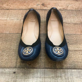Tory Burch Navy Blue Flats- Size 10 (See Notes)