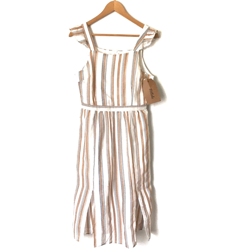 Listicle striped dress best sale