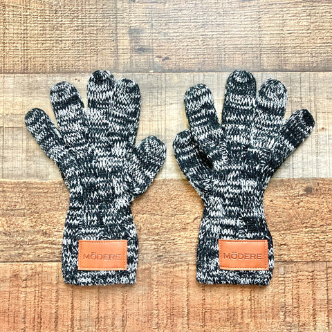 Modere Black and White Gloves (we have matching scarf)