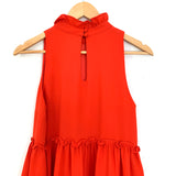 Elliatt Anthropologie Red Ruffle Dress- Size XS