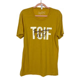 Southern Made Tees Mustard Yellow "TGIF" T-Shirt- Size M