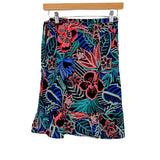 One of a Kind Floral Wrap Skirt- Size ~XS (see notes)