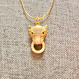 No Brand 14K Jaguar Necklace