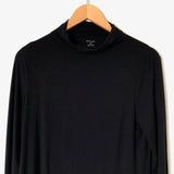 Daily Ritual Black Long Sleeve Turtleneck Top -Size S