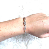 No Brand Rhinestone Adjustable Bracelet