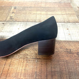 Crown Vintage Black Suede Pumps- Size 9 (see notes)