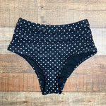 Shade & Shore x Target Black/White Polka Dots Mesh High Waist Bikini Bottoms- Size S (sold out online, we have matching top)