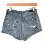 Agolde “Parker” Distressed Denim Cutoff Shorts- Size 24