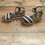 Gioseppo Camouflage Sandals NWT- Size 37